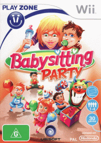 Babysitting Party PAL Wii PAL box art